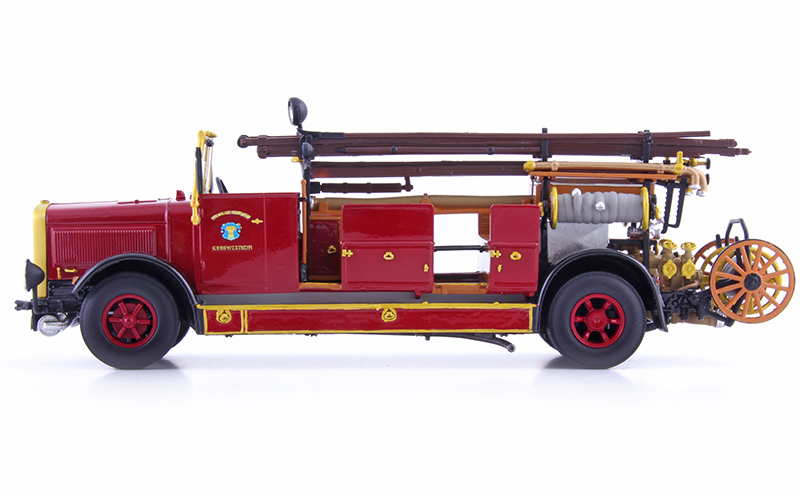 Magirus Maybach KS 25 Stuttgart FEUERWEHR 1929 rot 1:43