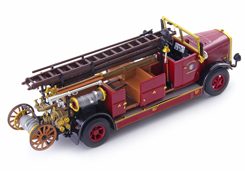 Magirus Maybach KS 25 Stuttgart FEUERWEHR 1929 rot 1:43