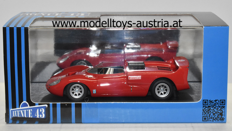 DeTomaso De Tomaso Sport 5000 1966 rot 1:43