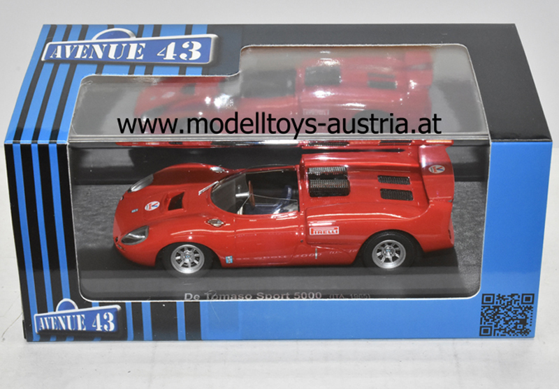 DeTomaso De Tomaso Sport 5000 1966 rot 1:43