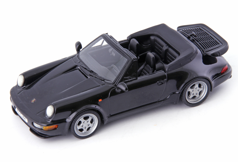Porsche 911 964 Cabrio Turbo 1993 schwarz 1:43