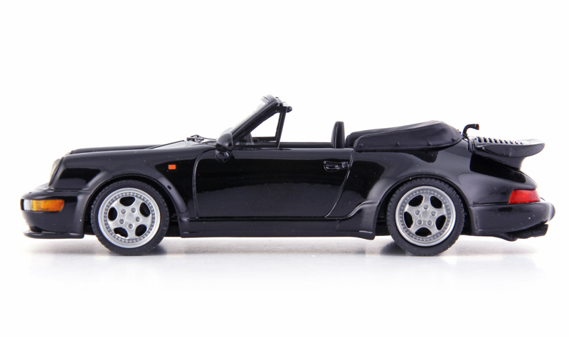 Porsche 911 964 Cabrio Turbo 1993 schwarz 1:43