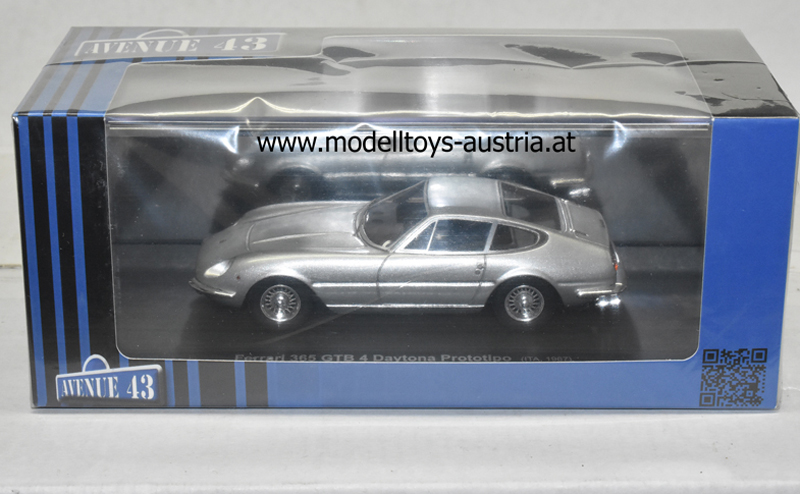 Ferrari 356 GTB 4 Daytona Coupe Prototyp 1967 silber 1:43
