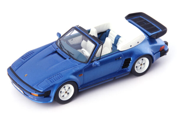 Porsche 911 Cabrio FLATNOSE 1988 blau metallik 1:43
