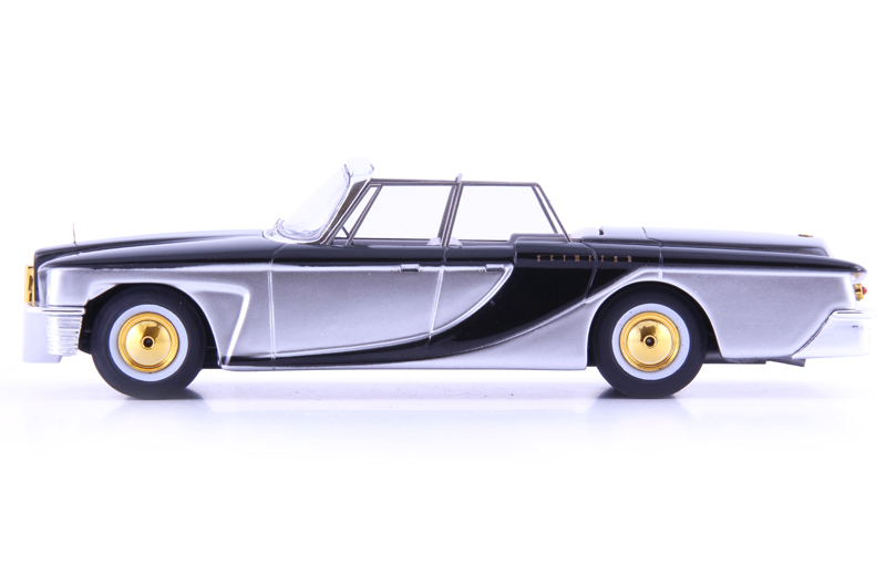Brook Stevens Scimitar Town Car Phaeton Cabrio 1959 silber / schwarz 1:43