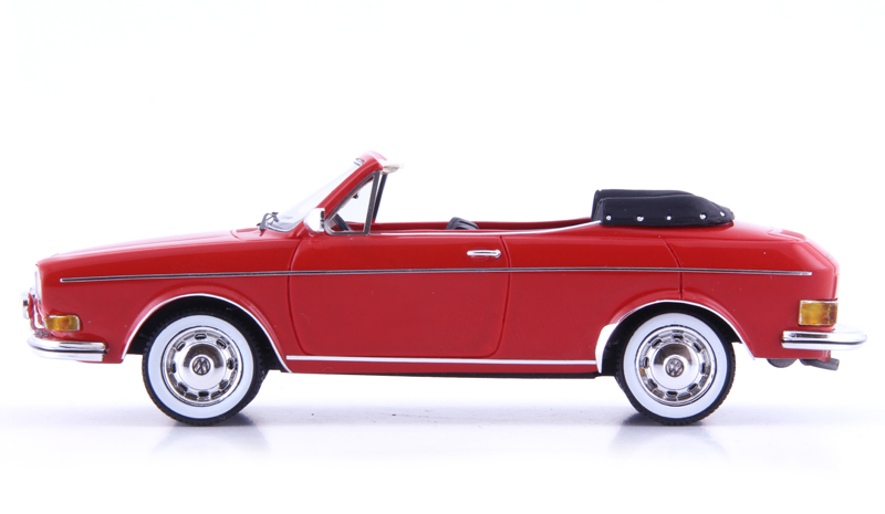 VW 411 L Cabrio Karmann 1968 rot 1:43