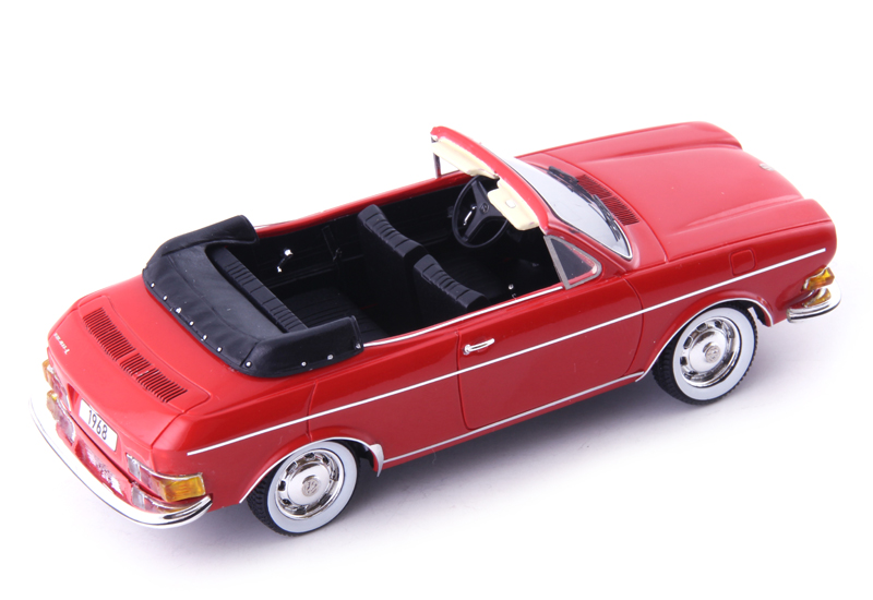 VW 411 L Cabrio Karmann 1968 rot 1:43