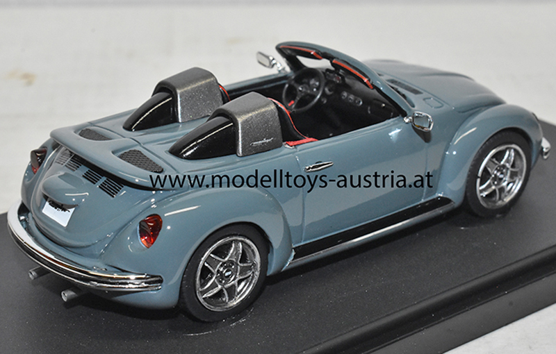 VW Käfer Memminger Roadster Cabrio 2018 grau 1:43