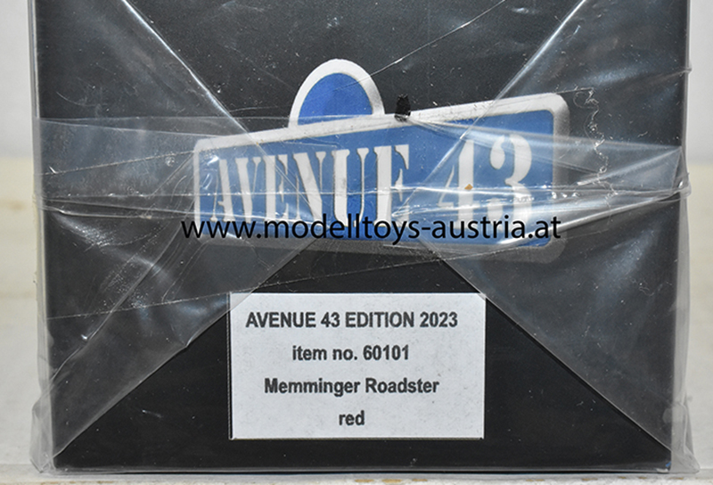 VW Käfer Memminger Roadster Cabrio 2018 orangerot 1:43