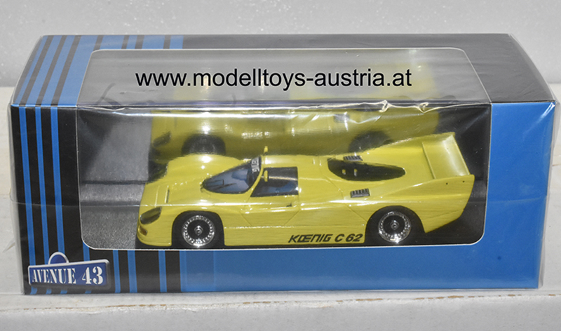 Koenig C62 Porsche 1991 gelb 1:43 König C62