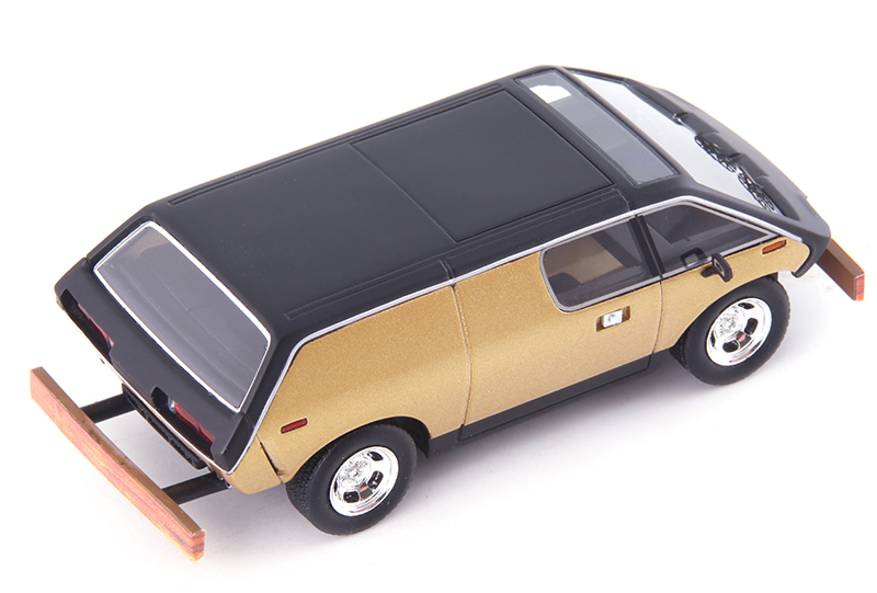 Brubaker Box Sport Van 1972 gold / schwarz 1:43