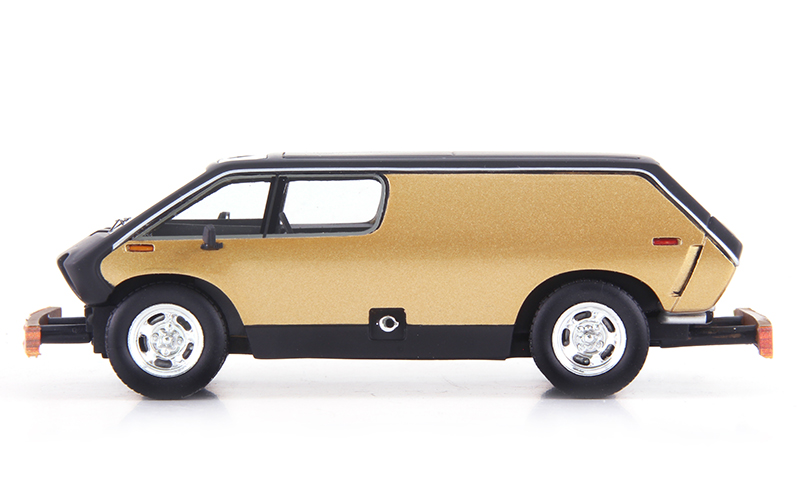 Brubaker Box Sport Van 1972 gold / schwarz 1:43