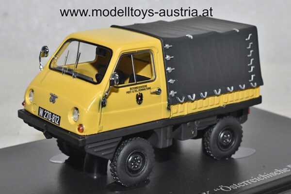 Steyr Puch Haflinger 703 APK mit Fiberglas Karosserie 1959 ÖSTERREICHISCHE POST 1:43