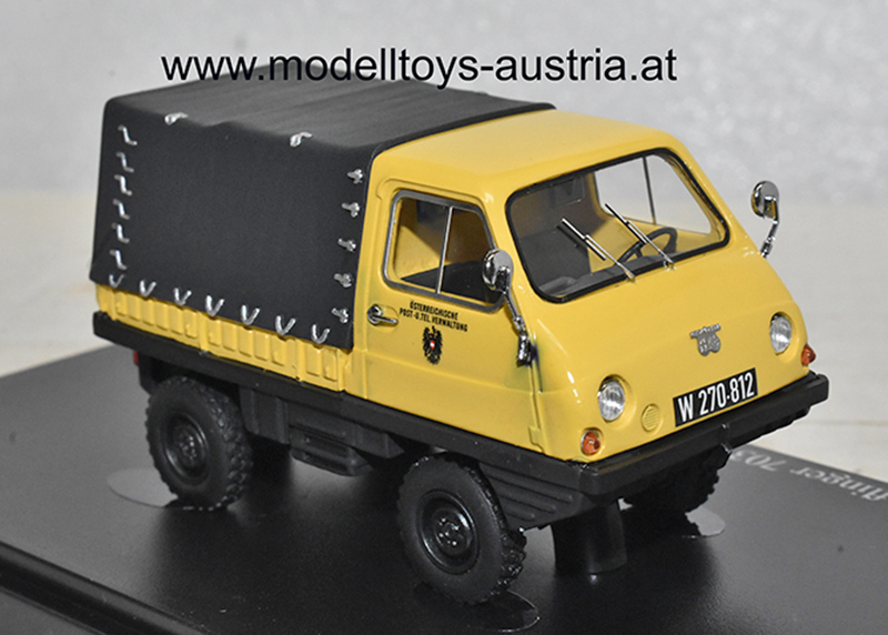Steyr Puch Haflinger 703 APK mit Fiberglas Karosserie 1959 ÖSTERREICHISCHE POST 1:43