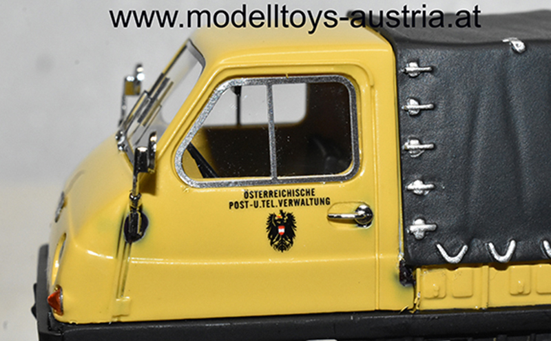 Steyr Puch Haflinger 703 APK mit Fiberglas Karosserie 1959 ÖSTERREICHISCHE POST 1:43