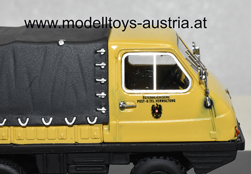 Steyr Puch Haflinger 703 APK mit Fiberglas Karosserie 1959 ÖSTERREICHISCHE POST 1:43