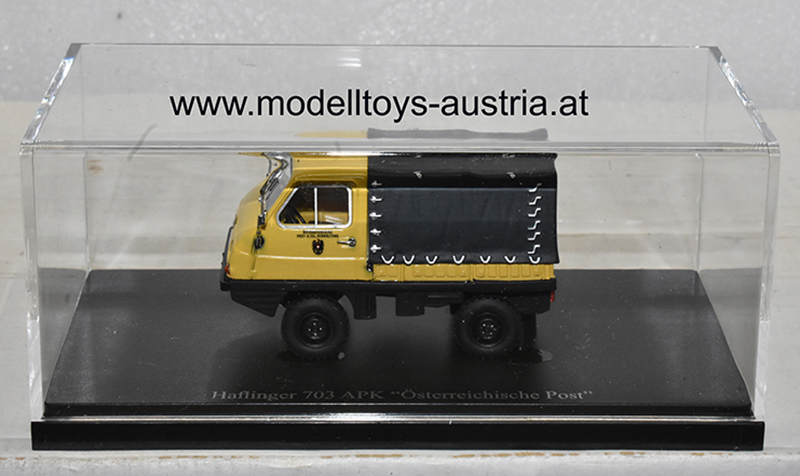 Steyr Puch Haflinger 703 APK mit Fiberglas Karosserie 1959 ÖSTERREICHISCHE POST 1:43