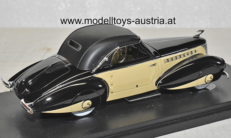 Aero 50 Cabrio SODOMKA 1939 schwarz / hell braun 1:43