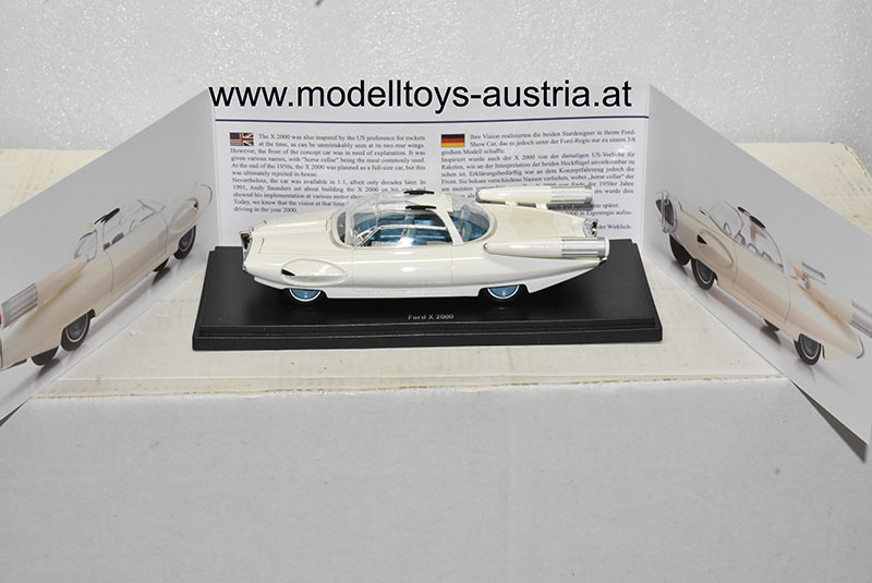 Ford X 2000 Concept Car 1958 weiss 1:43