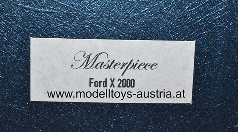 Ford X 2000 Concept Car 1958 weiss 1:43