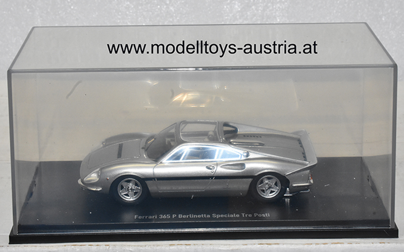 Ferrari 365 P Berlinetta Speciale 3 Sitzer 1966 Personal Car Gianni AGNELLI silber metallik 1:43