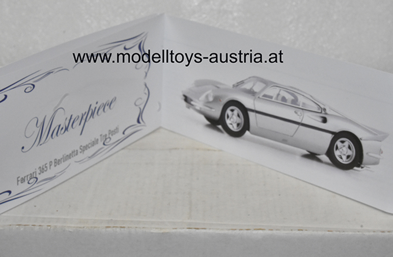 Ferrari 365 P Berlinetta Speciale 3 Sitzer 1966 Personal Car Gianni AGNELLI silber metallik 1:43