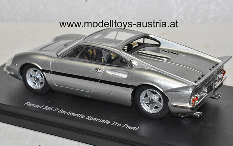Ferrari 365 P Berlinetta Speciale 3 Sitzer 1966 Personal Car Gianni AGNELLI silber metallik 1:43