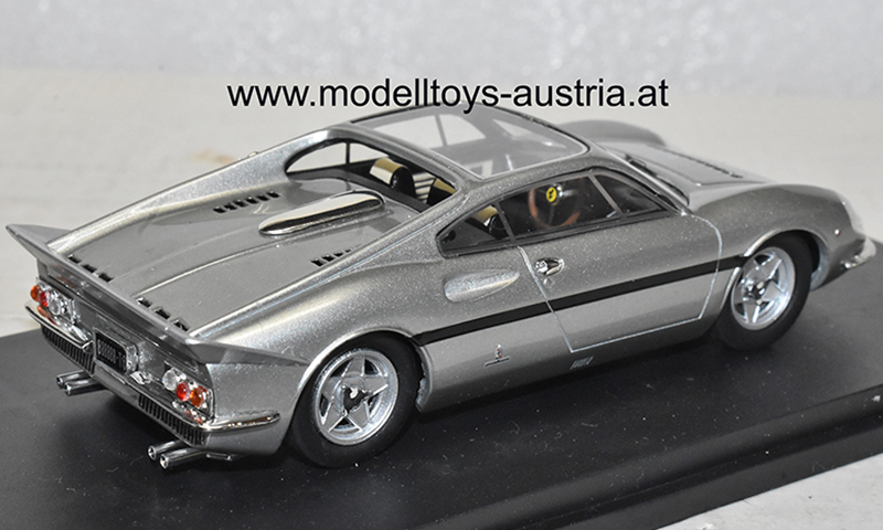 Ferrari 365 P Berlinetta Speciale 3 Sitzer 1966 Personal Car Gianni AGNELLI silber metallik 1:43