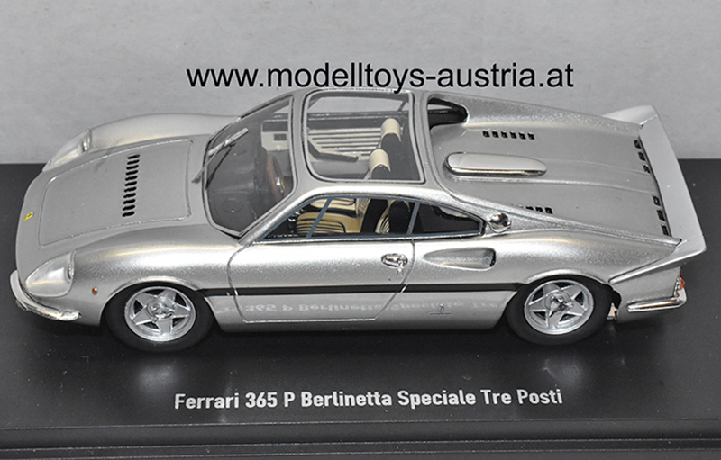 Ferrari 365 P Berlinetta Speciale 3 Sitzer 1966 Personal Car Gianni AGNELLI silber metallik 1:43