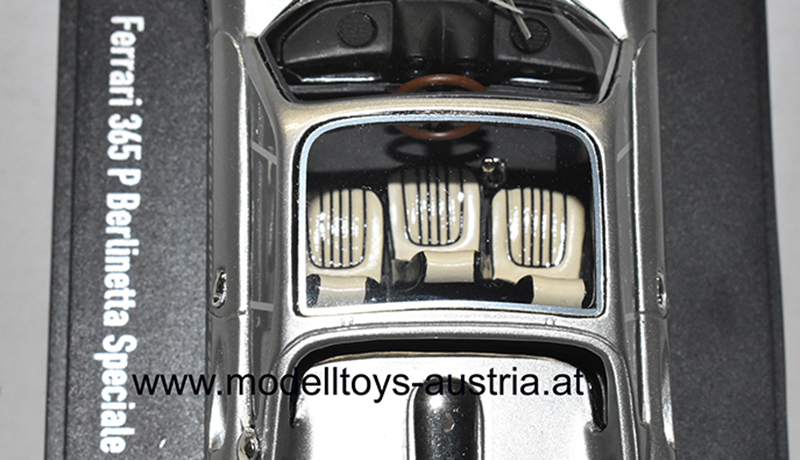 Ferrari 365 P Berlinetta Speciale 3 Sitzer 1966 Personal Car Gianni AGNELLI silber metallik 1:43