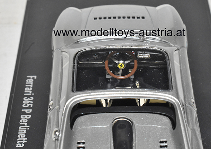 Ferrari 365 P Berlinetta Speciale 3 Sitzer 1966 Personal Car Gianni AGNELLI silber metallik 1:43