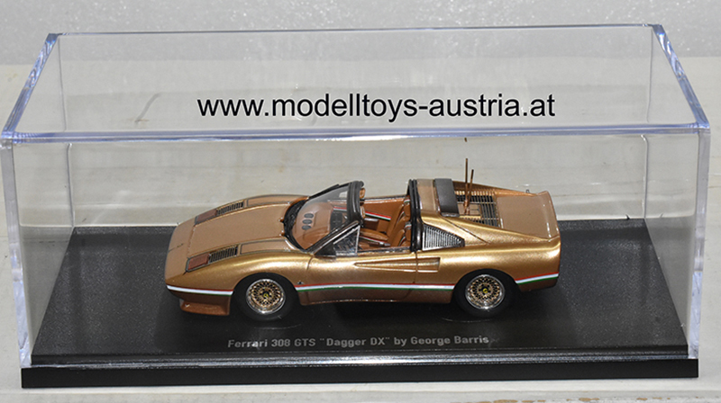 Ferrari 308 GTS Dagger DX George Barris gold / braun 1:43