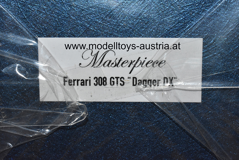Ferrari 308 GTS Dagger DX George Barris gold / braun 1:43