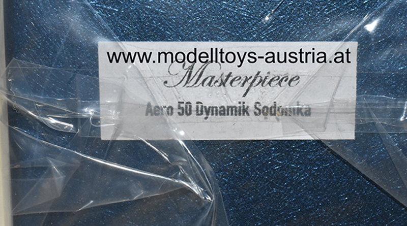 Aero 50 Cabrio SODOMKA Dynamik 1939 rot / schwarz 1:43