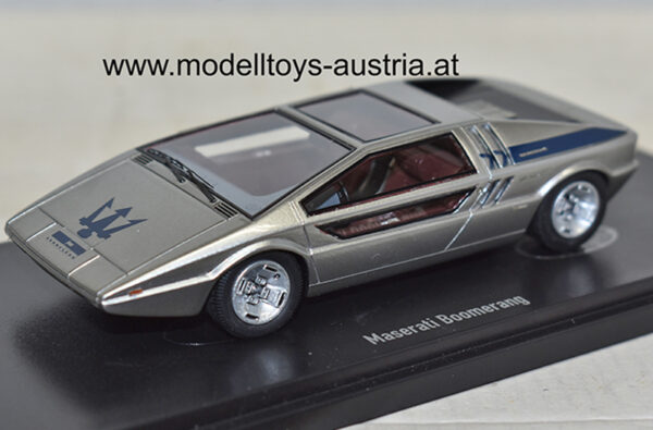 Maserati Boomerang Showcar 1971 silber 1:43