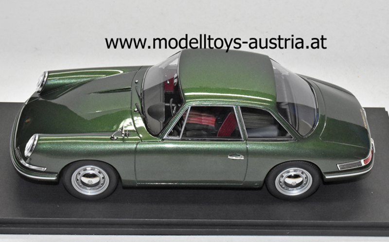 Porsche 911 7T der erste 911er Typ 754 1959 grün metallik 1:18 AutoCult