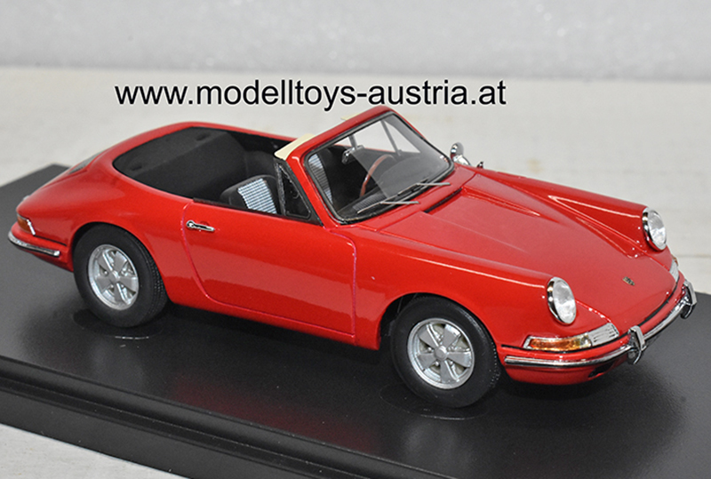 Porsche 901 KARMANN Cabrio rot 1:43
