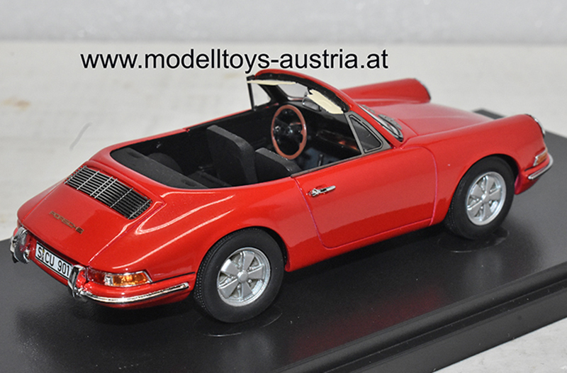Porsche 901 KARMANN Cabrio rot 1:43