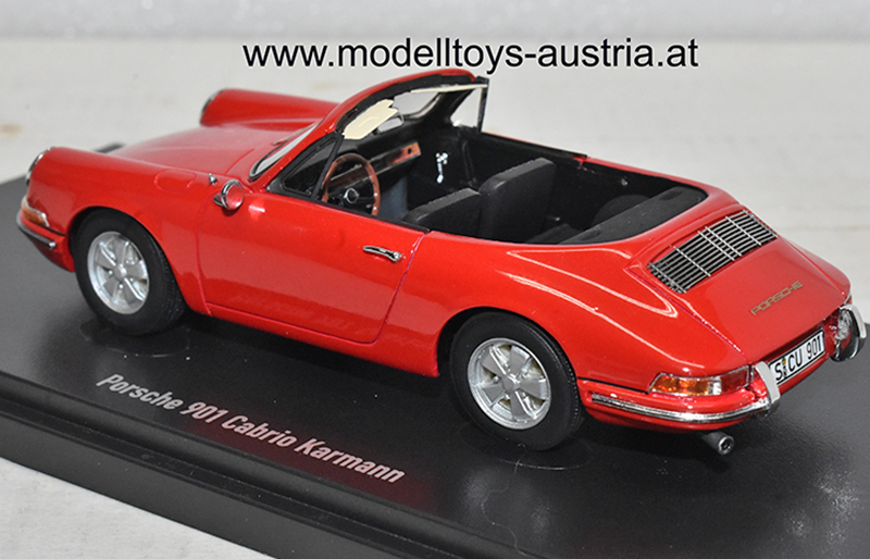 Porsche 901 KARMANN Cabrio rot 1:43
