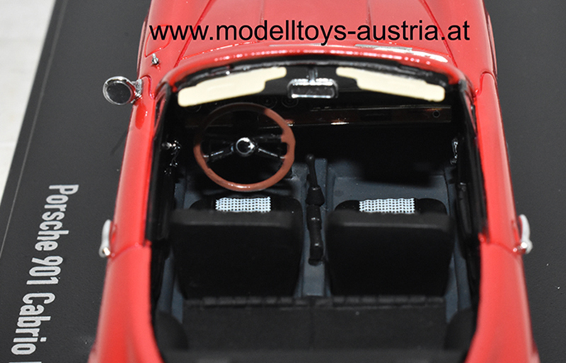 Porsche 901 KARMANN Cabrio rot 1:43