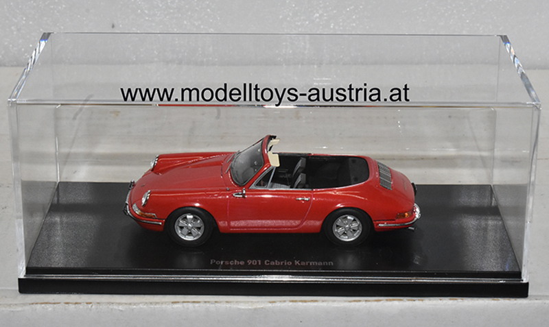 Porsche 901 KARMANN Cabrio rot 1:43