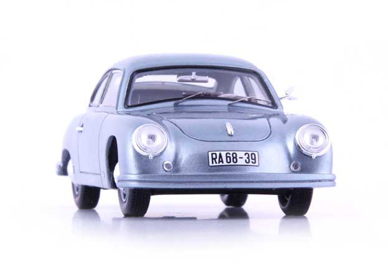 Porsche 356 LINDNER Porsche aus der DDR 1953 silber metallik 1:43