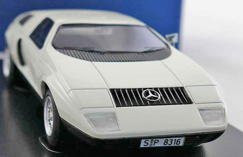 Mercedes Benc C111 Coupe 1969 PRESENTATION IAA weiss 1:43