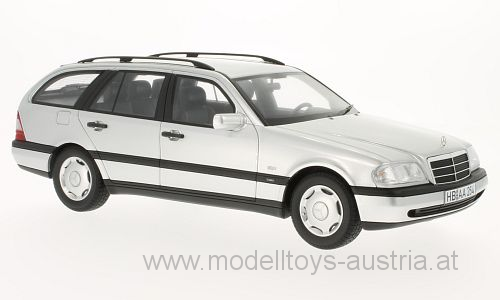 Mercedes Benz S202 C220 C Klasse T-Modell Kombi 1996 silber 1:18