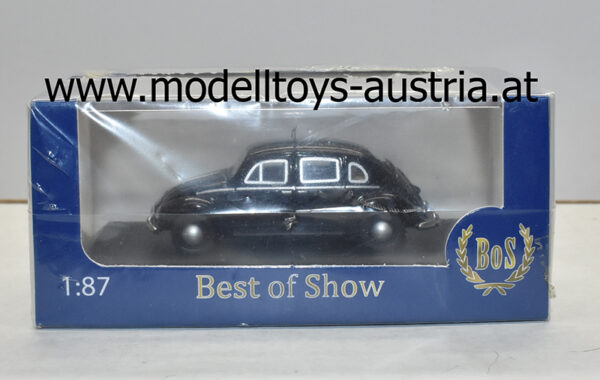 VW Käfer ROMETSCH 4 türig 1953 TAXI schwarz 1:87