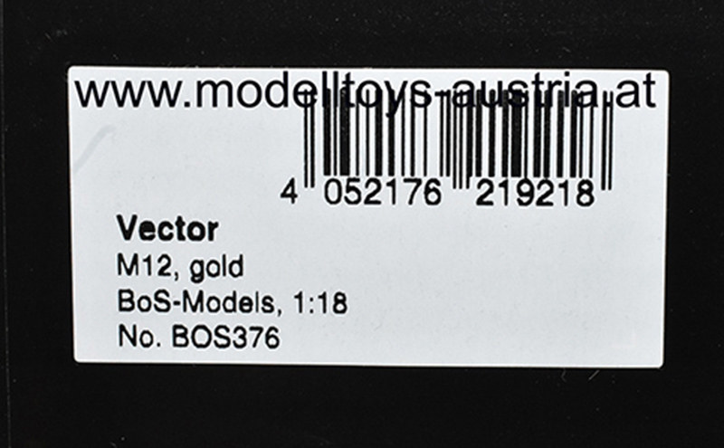 Vector M 12 1995 gold metallik 1:18