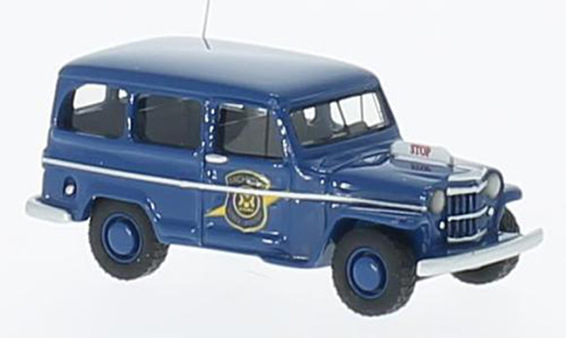 Willys Station Wagon 1954 Michigan State Police POLIZEI 1:87 H0