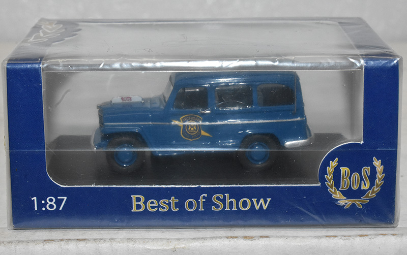 Willys Station Wagon 1954 Michigan State Police POLIZEI 1:87 H0