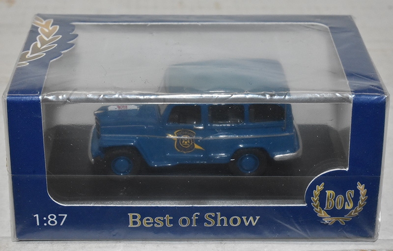 Willys Station Wagon 1954 Michigan State Police POLIZEI 1:87 H0