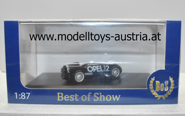Opel RAK2 RAK 2 Land Speed Record car Raketenauto schwarz 1:87
